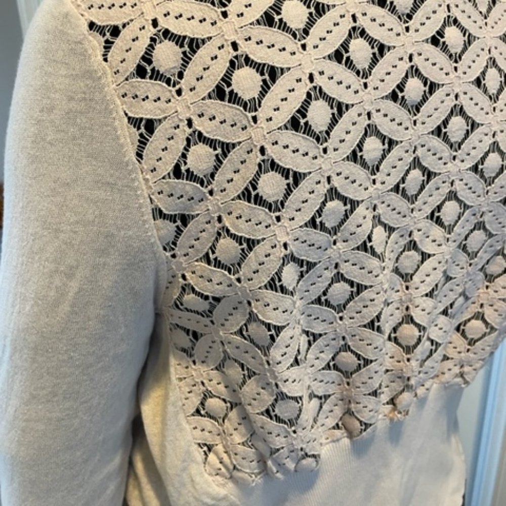 Charolette Tarantola cardi, pale pink open back - Picture 9 of 9